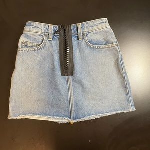 CARMAR denim mini skirt